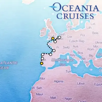 May 16th, 2026  - Cultured Iberia & France Cruise on the Oceania Insignia