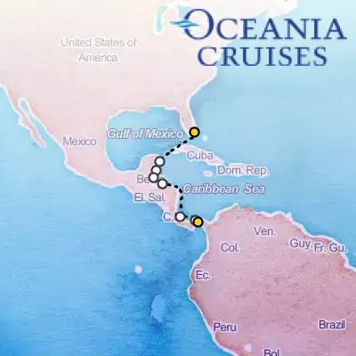 April 14th, 2026  - Vivid Western Caribbean Cruise on the Oceania Insignia