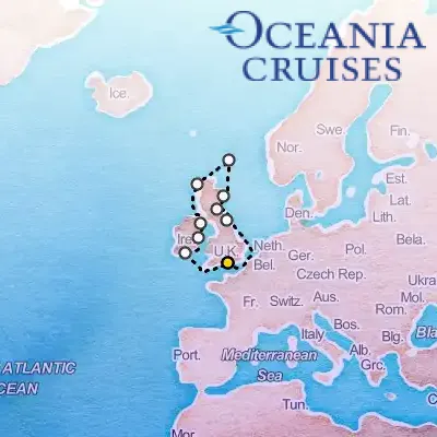 May 26th, 2026  - Unbound British Isles Cruise on the Oceania Insignia