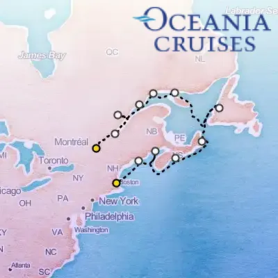 October 16th, 2025  - Canadian Connoisseur Cruise on the Oceania Insignia