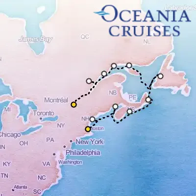 September 24th, 2025  - Fall Tableau Cruise on the Oceania Insignia