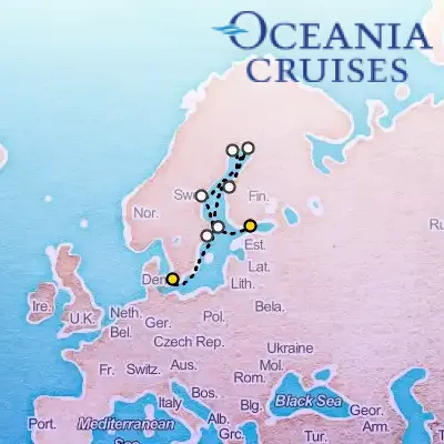 June 20th, 2026  - Nordic Illumination Cruise on the Oceania Insignia