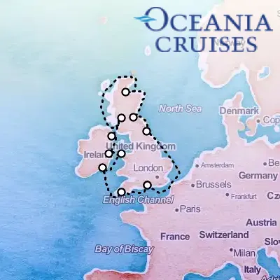 May 4th, 2027  - Legacy of the Windsors Cruise on the Oceania Insignia