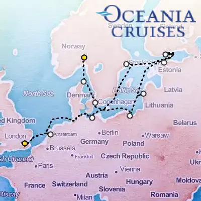 August 29th, 2026  - Northern Europe Explorer on the Oceania Insignia