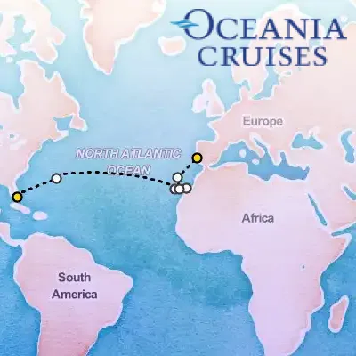 April 9th, 2027  - Atlantic Island Collector Cruise on the Oceania Insignia