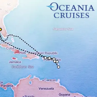 March 3rd, 2026  - Leeward Isles Serenade Cruise on the Oceania Insignia