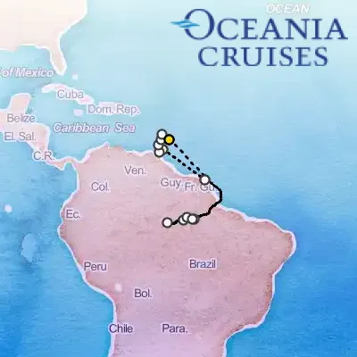 January 27th, 2026  - Amazon to Caribbean Gems Cruise on the Oceania Insignia