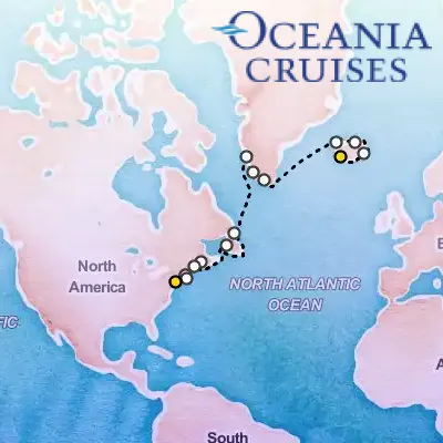 August 25th, 2025  - Glaciers & Lighthouses Cruise on the Oceania Insignia