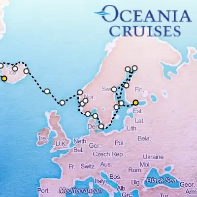 June 20th, 2026  - Fjords & Fairytales Cruise on the Oceania Insignia