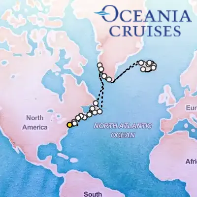 August 6th, 2025  - New & Primeval Worlds Cruise on the Oceania Insignia