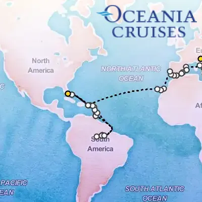 October 23rd, 2026  - Old & New World Discovery on the Oceania Insignia