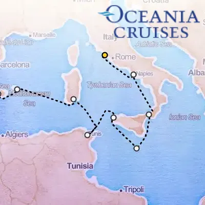 November 15th, 2026  - Mediterranean Isles Cruise on the Oceania Marina