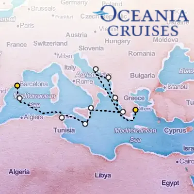October 27th, 2025  - Mediterranean Vignettes Cruise on the Oceania Marina