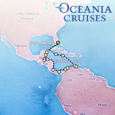 January 5th, 2027  - Panama Canal & Caribbean Cruise on the Oceania Marina