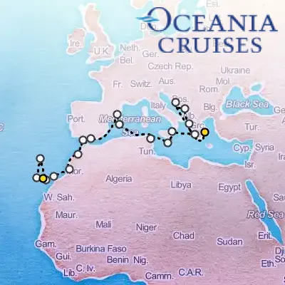 October 27th, 2025  - Sacred & Exotic Lands Cruise on the Oceania Marina