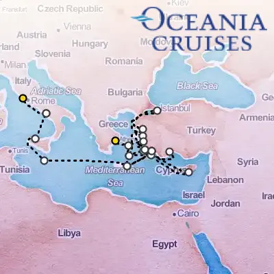 October 4th, 2025  - Aegean Vistas Cruise on the Oceania Marina