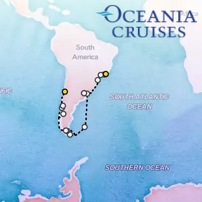 January 22nd, 2026  - Palms to Penguins Cruise on the Oceania Marina