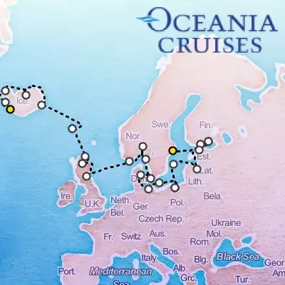 July 20th, 2026  - Baltic & Iceland Discovery on the Oceania Marina