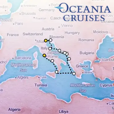 July 7th, 2025  - Allure Of The Adriatic Cruise on the Oceania Nautica