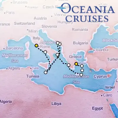 May 11th, 2026  - Isles of the Mediterranean Cruise on the Oceania Nautica