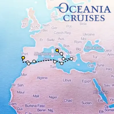 October 17th, 2025  - Moorish Majesty Cruise on the Oceania Nautica