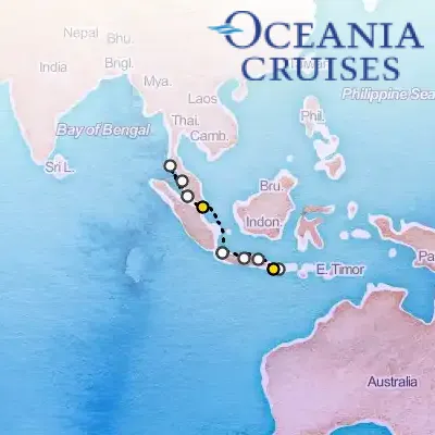 January 5th, 2027  - Malay & Indonesian Shores Cruise on the Oceania Nautica