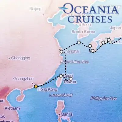 April 11th, 2027  - Far East Enchantment Cruise on the Oceania Nautica