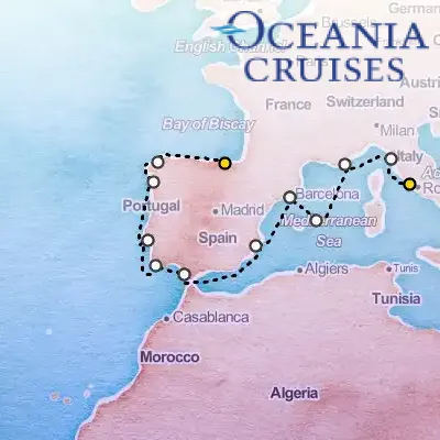August 30th, 2026  - Iberia Celebration on the Oceania Nautica