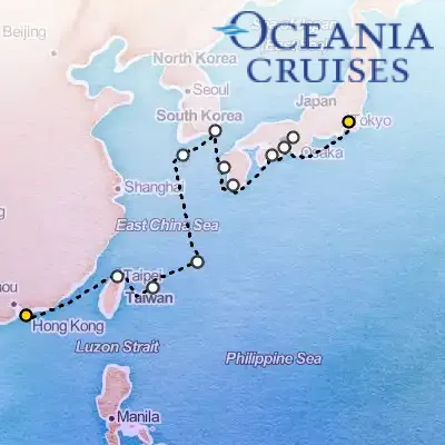 February 25th, 2027  - Timeless Tea Gardens Cruise on the Oceania Nautica