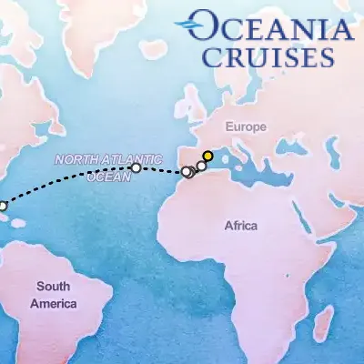 December 2nd, 2025  - Crossroads of the Atlantic Cruise on the Oceania Nautica