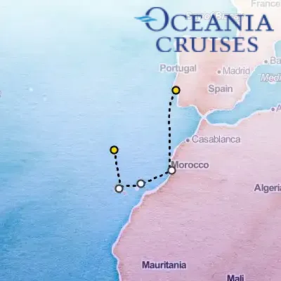 March 27th, 2026  - Eastern Atlantic Crossing on the Oceania Nautica