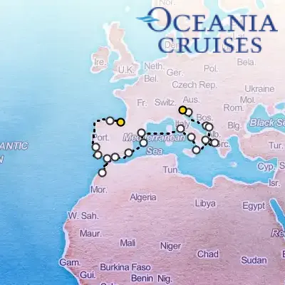 August 10th, 2026  - Adriatic & Iberia Discovery on the Oceania Nautica