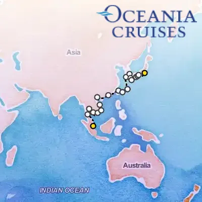 February 11th, 2027  - Golden Peninsulas Cruise on the Oceania Nautica