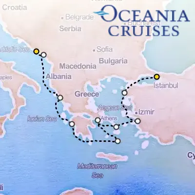 August 17th, 2026  - Bridge to the Bosphorus Cruise on the Oceania Regatta