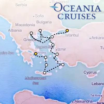 July 31st, 2026  - Hellenic Explorer on the Oceania Regatta