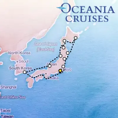 March 22nd, 2026  - A Shogun's Welcome Cruise on the Oceania Regatta