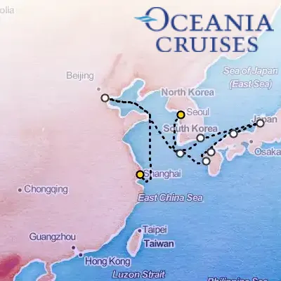 February 21st, 2026  - Graceful Pagodas Cruise on the Oceania Regatta