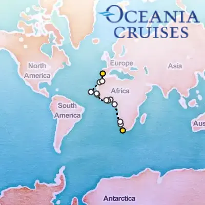 May 31st, 2026  - West African Gems Cruise on the Oceania Regatta