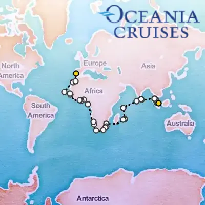 May 1st, 2026  - Exotic Odyssey on the Oceania Regatta