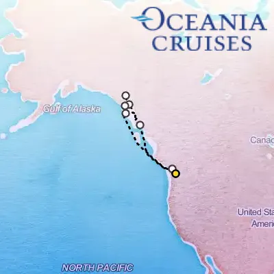 July 29th, 2025  - Radiant Alaska Cruise on the Oceania Riviera