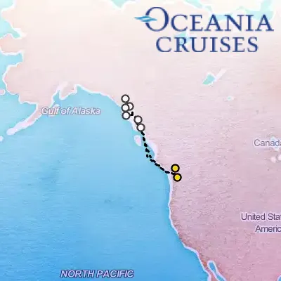 August 26th, 2026  - Inside Passage Discovery on the Oceania Riviera