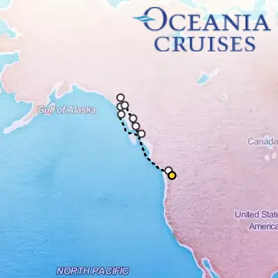 August 13th, 2026  - Alaska Adventurer on the Oceania Riviera