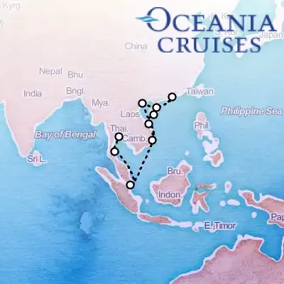 October 22nd, 2025  - Paper Lantern Luminaries Cruise on the Oceania Riviera
