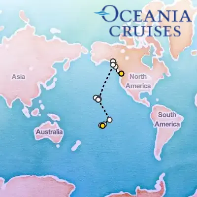 September 19th, 2026  - Alaska & South Pacific Gems Cruise on the Oceania Riviera