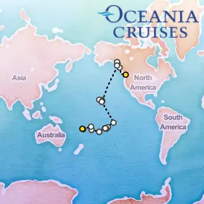 September 19th, 2026  - South Pacific Passage on the Oceania Riviera
