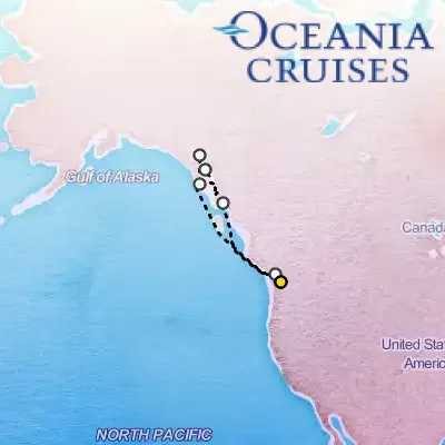 July 8th, 2025  - Wonders Of Alaska Cruise on the Oceania Riviera