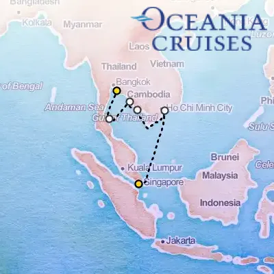 December 26th, 2025  - Glorious Southeast Asia Cruise on the Oceania Sirena