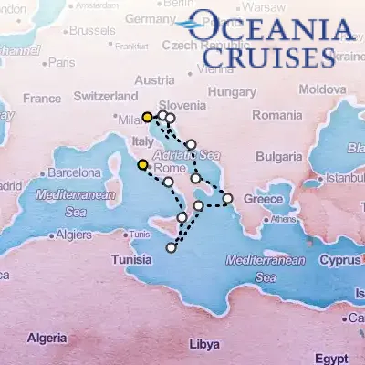 November 22nd, 2026  - Croatia & Italy Holiday on the Oceania Sirena