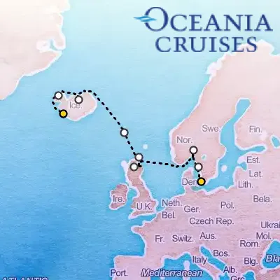 July 20th, 2025  - North Atlantic Frontiers Cruise on the Oceania Sirena