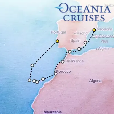 December 9th, 2026  - Canaries, Morocco & More Cruise on the Oceania Sirena